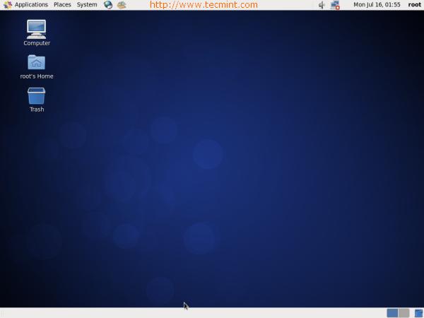 CentOS 6.3 Desktop Screen