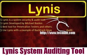 Install Lynis Install Lynis