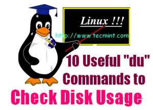 Check Disk Usage In Linux