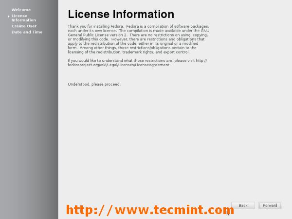 Fedora 18 License Information