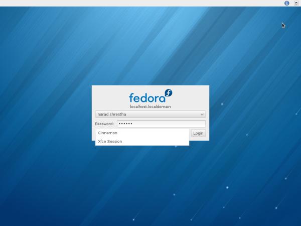 Select Cinnamon Desktop