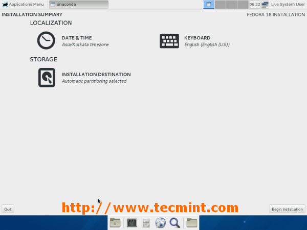 XFCE Installation Process