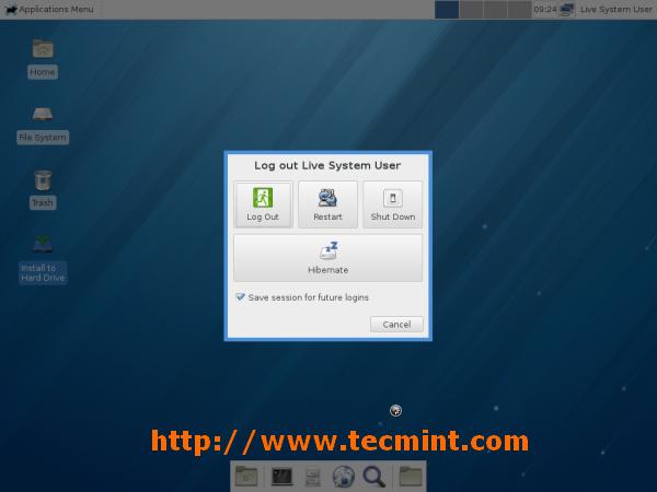 XFCE Restart