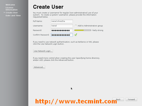 Create User