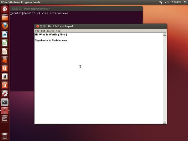 Start Wine in Ubuntu