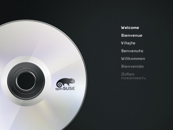 Boot OpenSuse 12.3 DVD