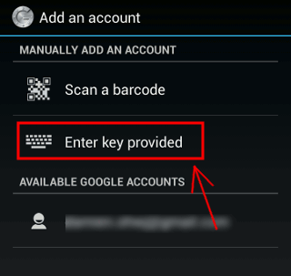 Google Authenticator Secret Key