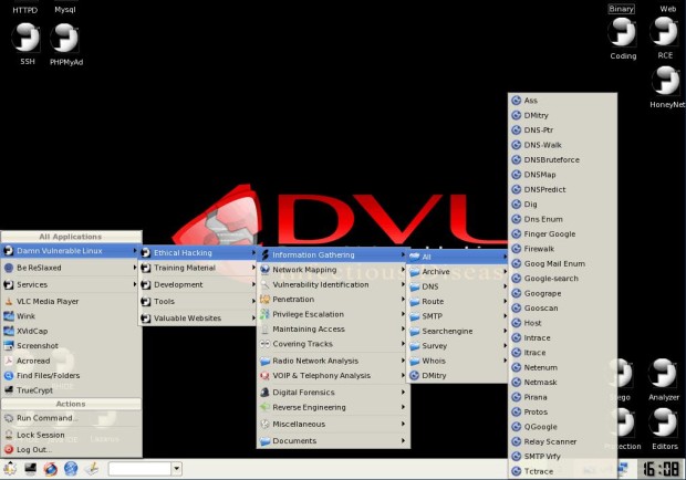 Download Damn Vulnerable Linux
