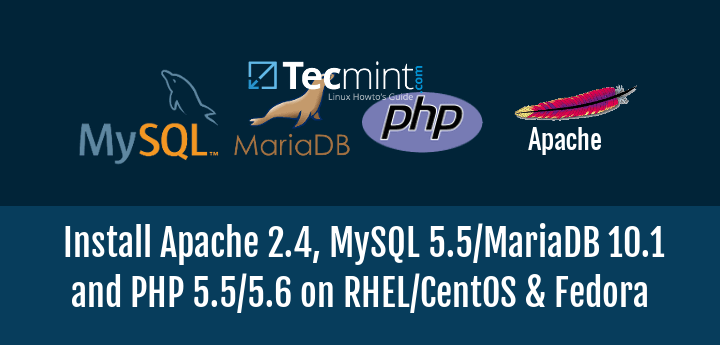 Install Apache, MySQL/MariaDB and PHP on CentOS/RHEL/Fedora
