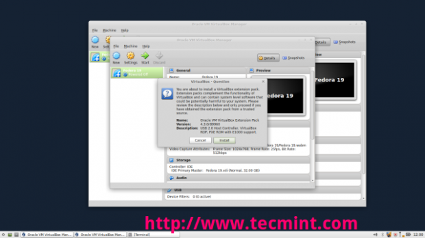 Install VirtualBox Extension Pack