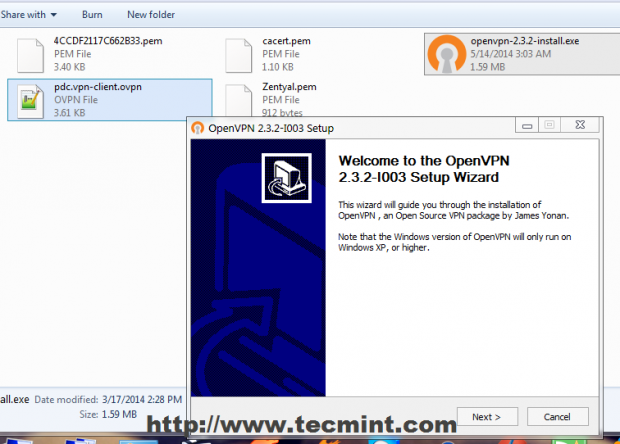 Install OpenVPN Client on Windows
