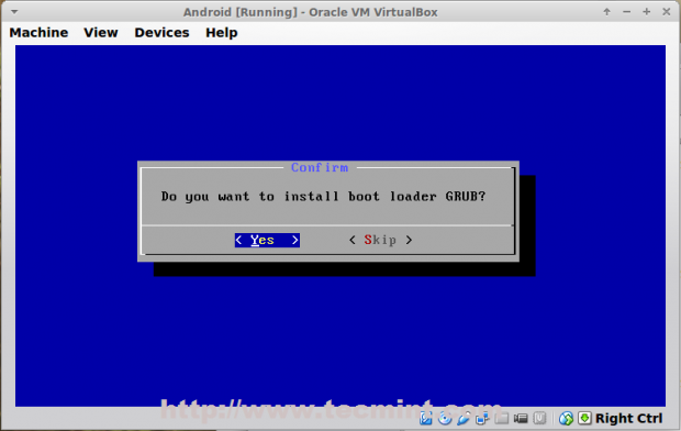 Install Boot Loader GRUB