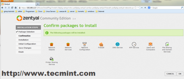 Confirm Package to Install