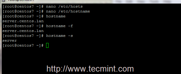 How to Check Hostname in CentOS