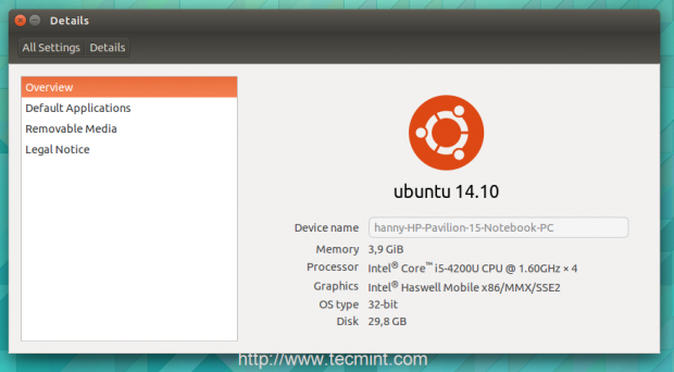 Upgraded to Ubuntu14.10