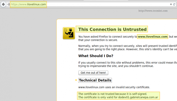 Check Apache SSl Certificate