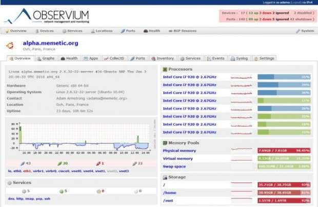 Linux Network Monitoring