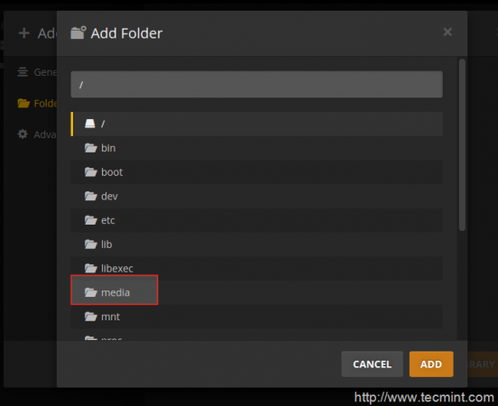 Add Media Folder