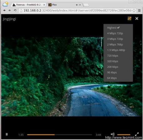 Adjust Media Bitrate