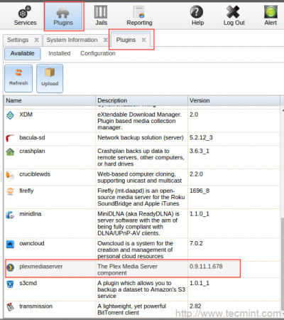 Enable Plex Media Plugins