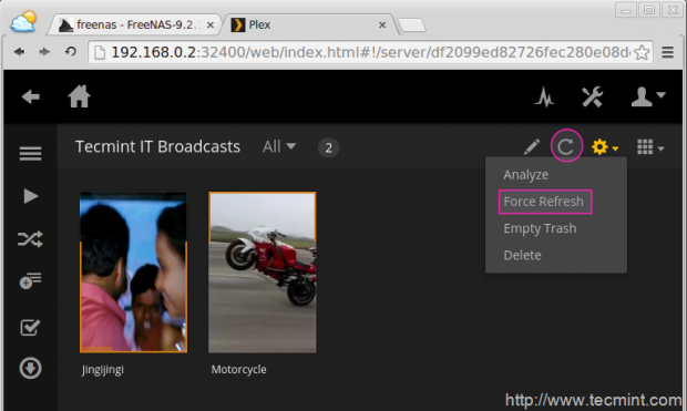 Load Media Files in Plex