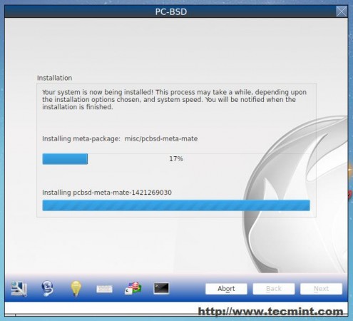 PC BSD Installation Process