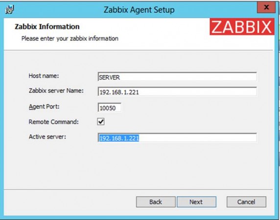 Zabbix Agent Installation on Windows