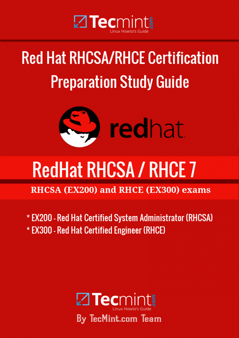 RedHat RHCSA and RHCE Certification Exam Study Ebook
