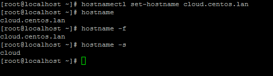 Set Linux System Hostname
