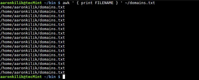 awk 系列Part10：如何使用 awk 内置变量