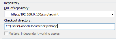 Configure SVN Repository on Client