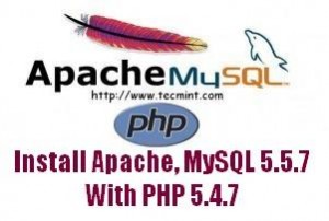 Install Apache MySQL PHP