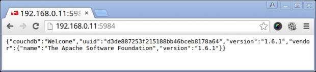 Verify Apache CouchDB Access