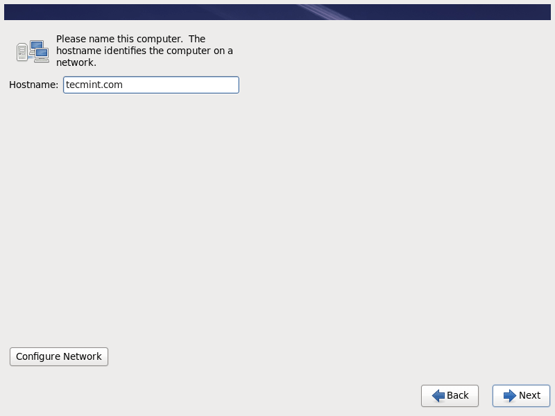 Set RHEL 6.10 Hostname