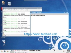 Running Wine in KDE