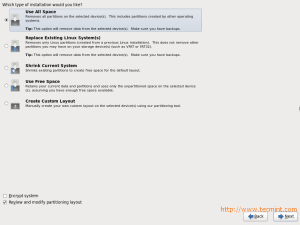 CentOS 6.3 Partition Selection
