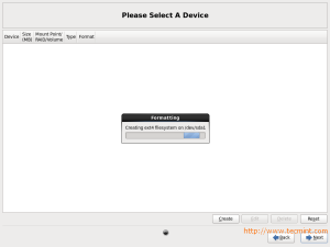 CentOS 6.3 Disk Formatting