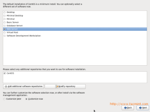 CentOS 6.3 Package Selection