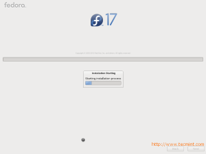 Fedora 17 Installation Process