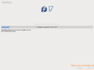 Fedora 17 Installation Progress