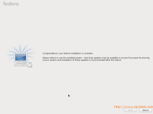 Fedora 17 installation Completed