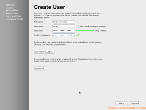 Fedora 17 Create User