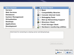 RHEL 6 Packages Selection