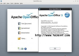 OpenOffice About Page