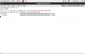 Installing Opera 12.00 Browser