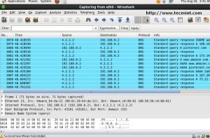 Wireshark Capturing eth0