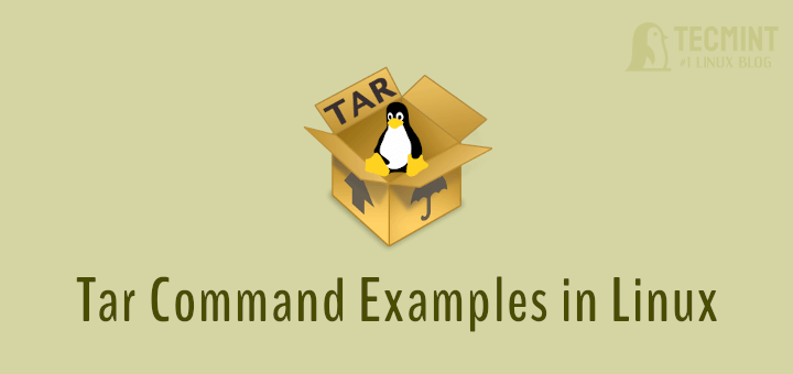 Ejemplos de comandos tar de Linux