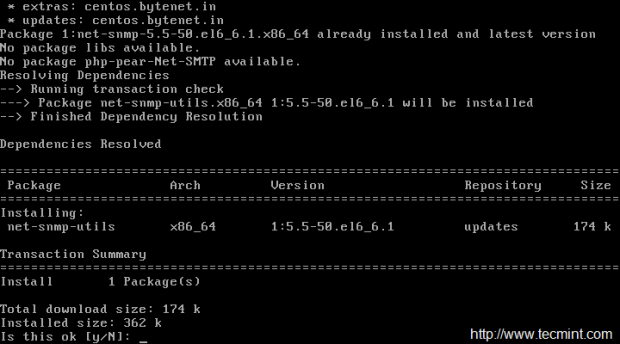 Install SNMP Utils