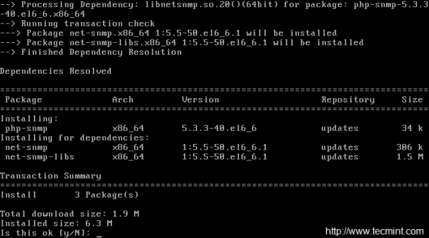 Install SNMP in CentOS