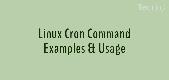 Linux Cron Examples